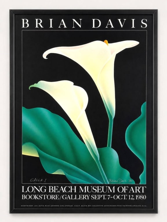 SIGNED BRIAN DAVIS CALLALILY POSTER 37" (1 of 8)