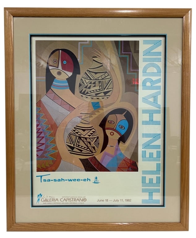 HELEN HARDIN TSA-SAH-WEE-EH EXHIBITION POSTER 38" (1 of 7)