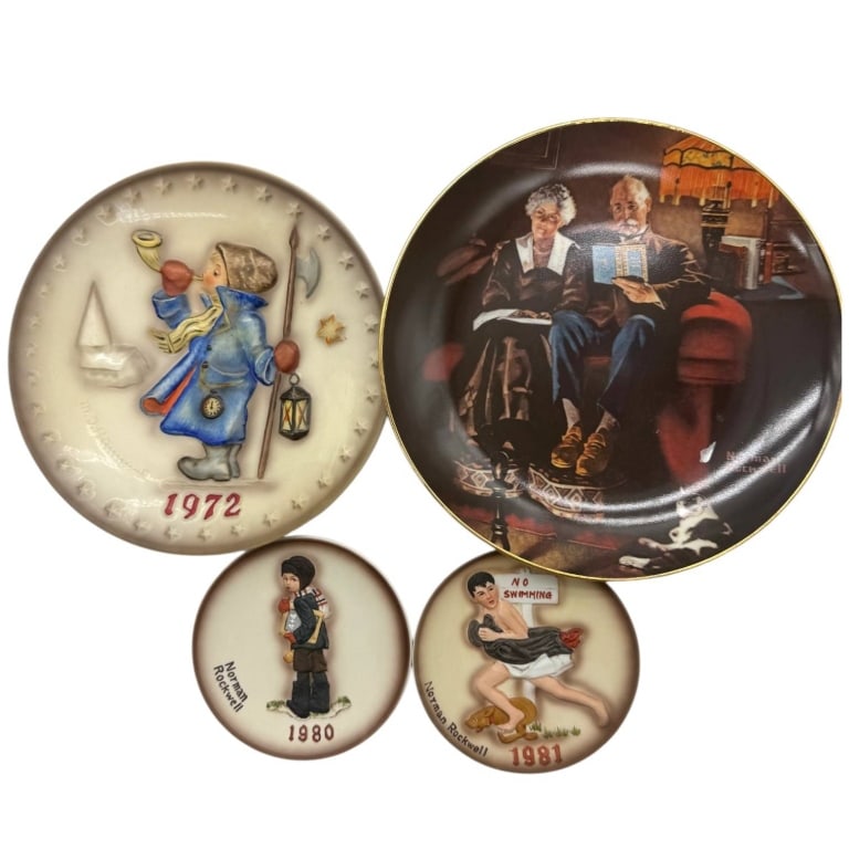 HUMMEL NORMAN ROCKWELL PLATES 10" (1 of 7)