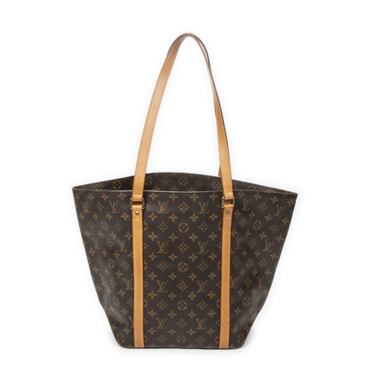 LOUIS VUITTON PM BROWN MONOGRAM SHOPPING SAC: LOUIS VUITTON SAC SHOPPING PM BROWN MONOGRAM CANVAS GOLDEN BRASS Dimensions (CM): 25.5*34*14cm Production Code: MB0939 (March 1999) A ABD1113