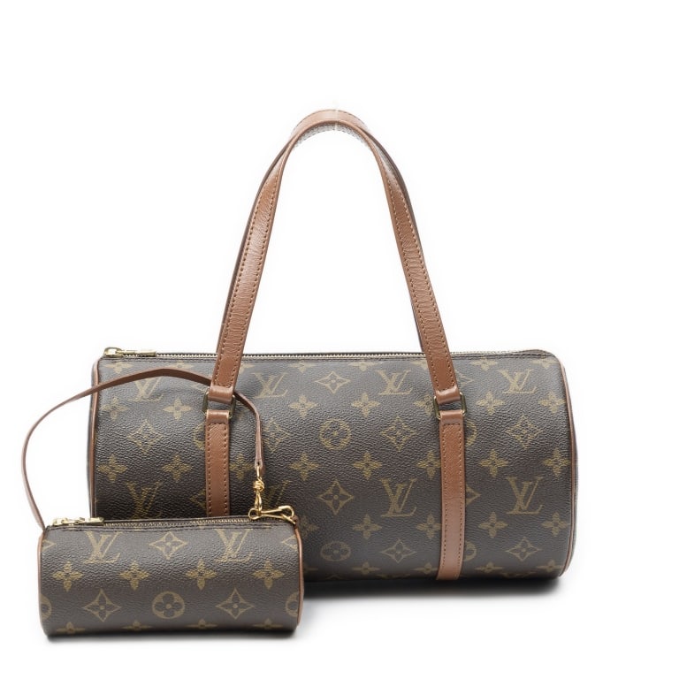 LOUIS VUITTON PAPILLON 30 BROWN MONOGRAM BAG: LOUIS VUITTON PAPILLON 30 BROWN MONOGRAM CANVAS GOLDEN BRASS Dimensions (CM): 30*15*15cm Production Code: TH0952 (May 1992) A ABD2832