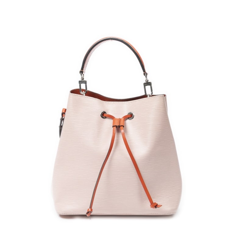 LOUIS VUITTON NEONOE MM ROSE BALLERINE/RED BAG: LOUIS VUITTON NEONOE BICOLOR MM ROSE BALLERINE/RED EPI SILVER BRASS Dimensions (CM): 26*26*17.5cm Production Code: SA3158 (35th Week of 2018) A ABD1305