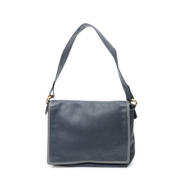 LOEWE VINTAGE ANAGRAM SHOULDER FLAP BAG (1 of 10)
