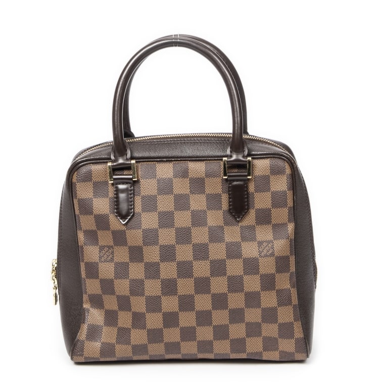 LOUIS VUITTON BRERA DAMIER EBENE BAG: LOUIS VUITTON BRERA DAMIER EBENE Dimensions (CM): 24*20*10cm Production Code: VI1908 (Oct 1998) A ABA1361