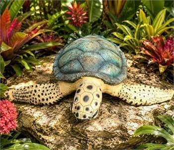 LARGE DECORATIVE SEA TURTLE SCULPTURE 30" (1 of 3)