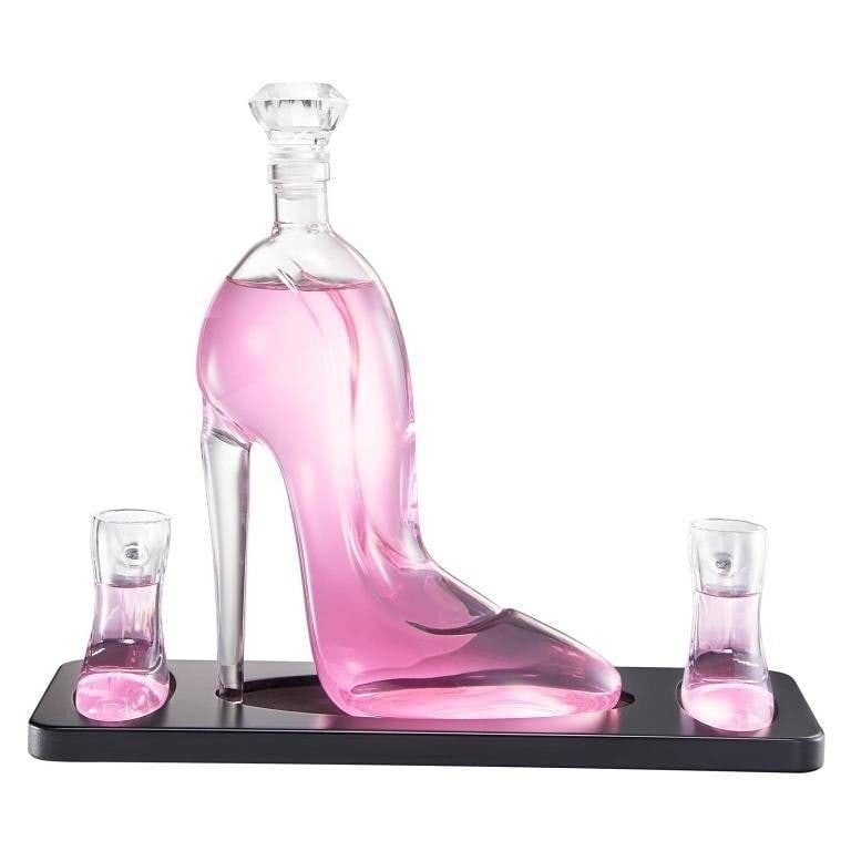 NEW IN BOX STILETTO HIGH HEEL DECANTER SET (1 of 4)
