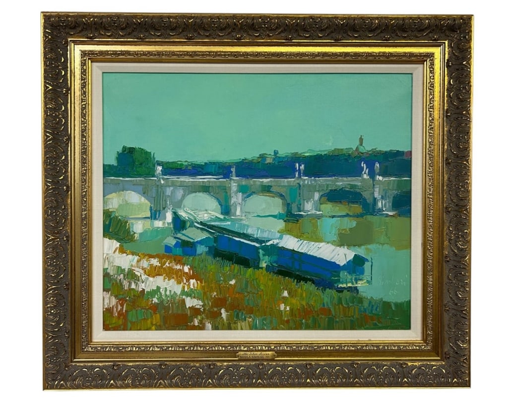 NICOLE SiMBARI "THE TIBER RIVER" OIL ON CANVAS (1 of 10)