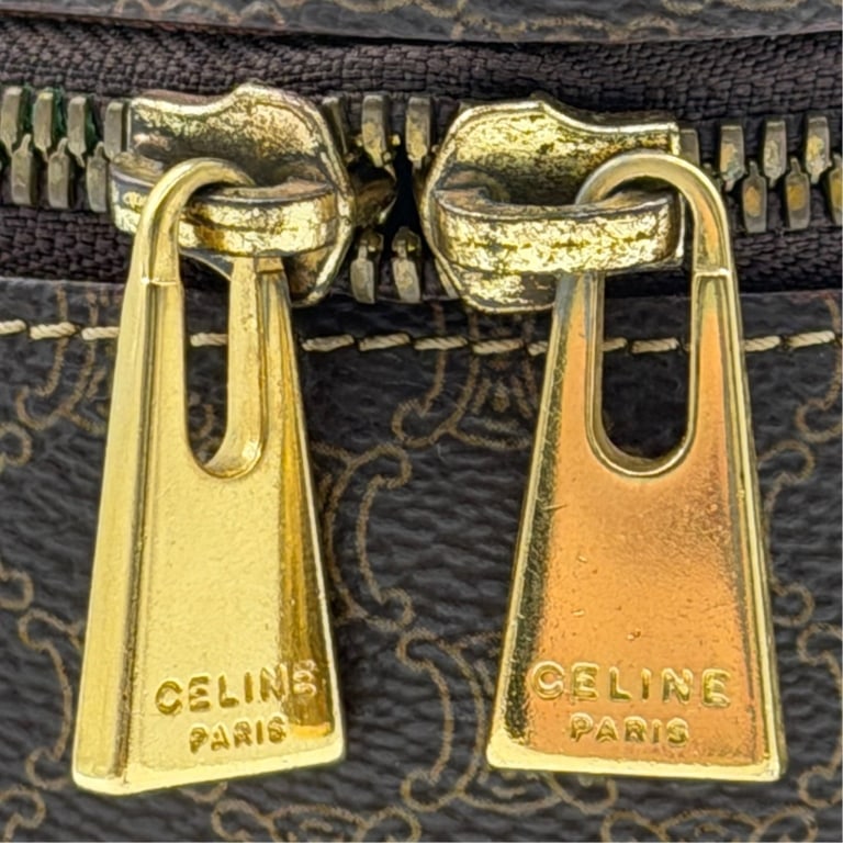 CELINE MACADAM VANITY CASE UNUSED 8" - 10