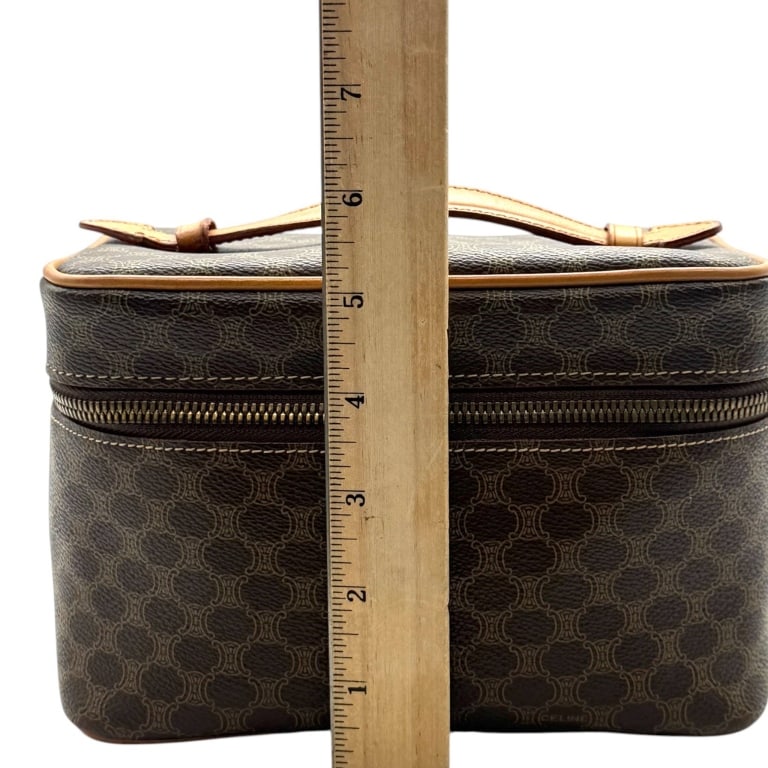 CELINE MACADAM VANITY CASE UNUSED 8" - 11