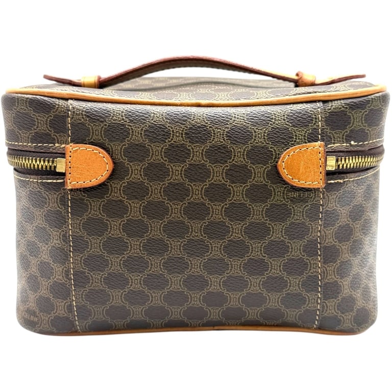 CELINE MACADAM VANITY CASE UNUSED 8" - 4