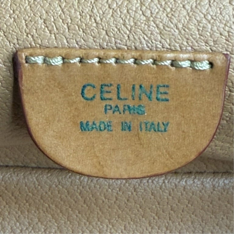 CELINE MACADAM VANITY CASE UNUSED 8" - 8