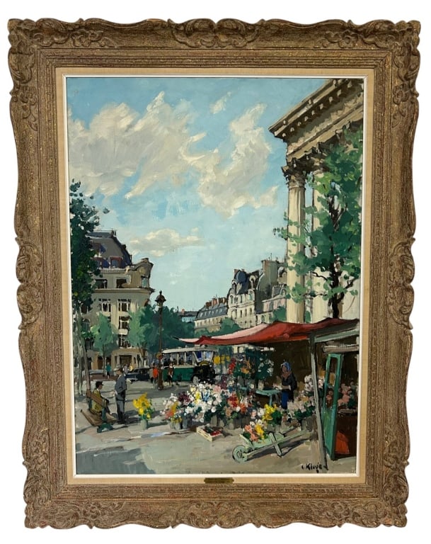 CONSTANTIN KLUGE PARISIAN OIL ON CANVAS (1 of 17)