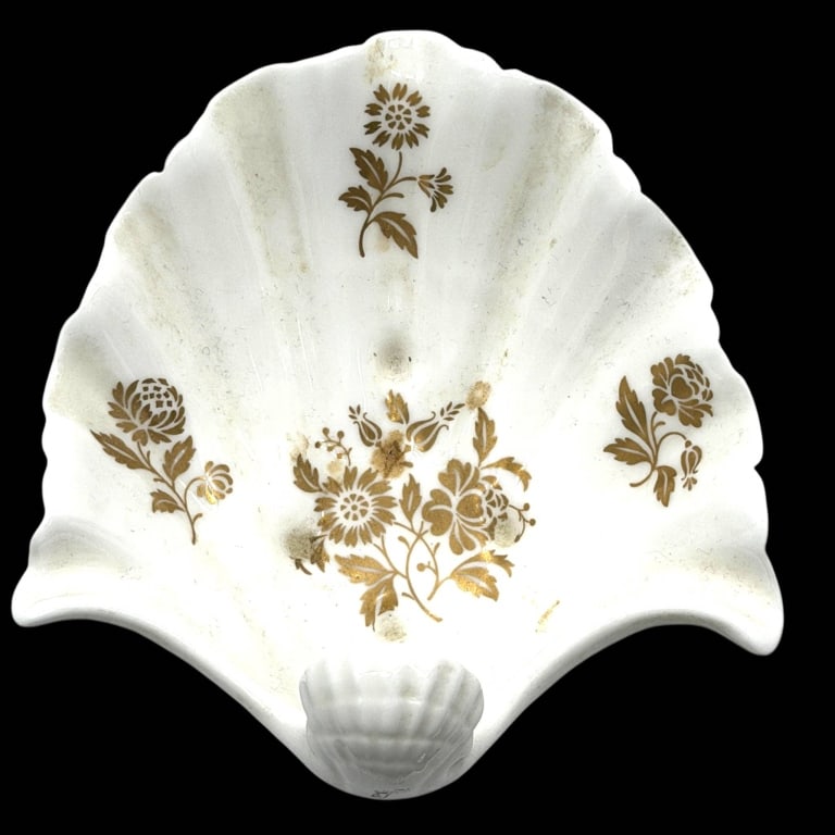 SPODE ENGLISH BONE CHINA SHELL CATCH ALL 5" (1 of 5)