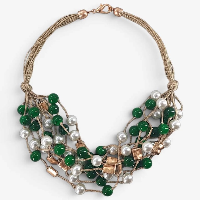 CHUNKY COASTAL STATEMENT NECKLACE (1 of 4)