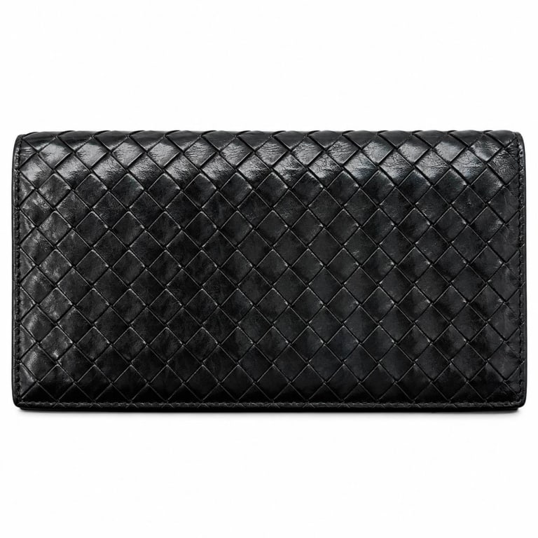 BOTTEGA VENETA INTRECCIATO LEATHER WALLET 7" (1 of 9)