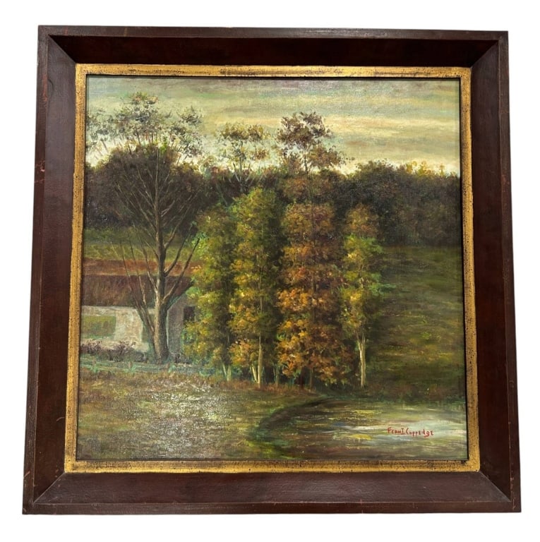 FERNI COPPEDGE SIGNED LANDSCAPE OIL 44" (1 of 9)