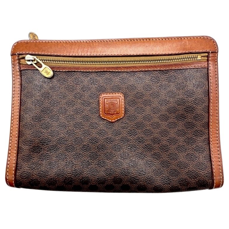VINTAGE CELINE MACADAM PORTE DOCUMENTS 10" (1 of 11)