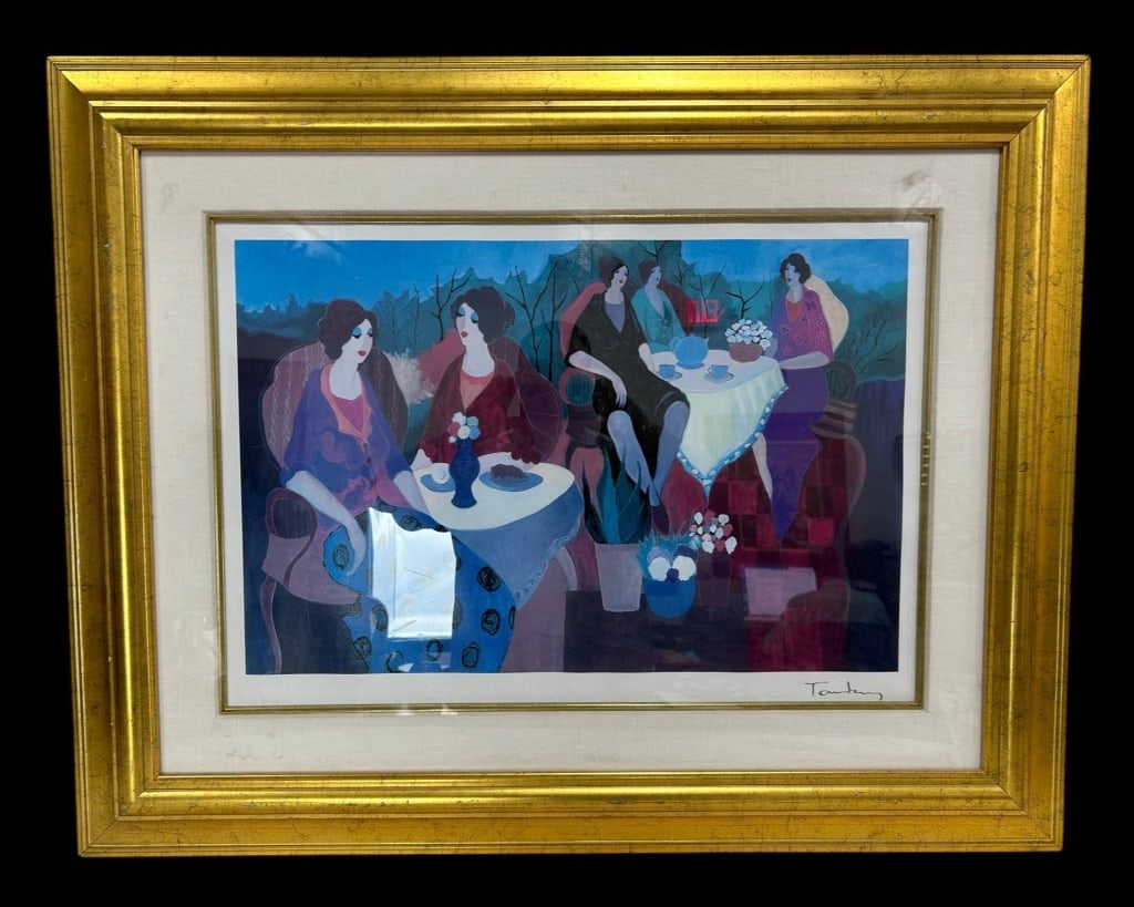 ITZCHAK TARKAY "MORNING SOCIAL" SERIOLITHOGRAPH 36 (1 of 9)