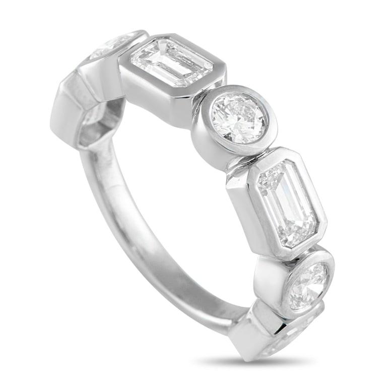 18K WHITE GOLD 2.75CT DIAMOND RING SZ 6 (1 of 4)