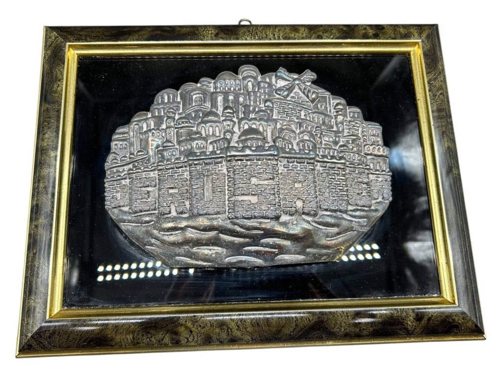 JERUSALEM 925 STERLING SILVER RELIEF 13.5" (1 of 8)