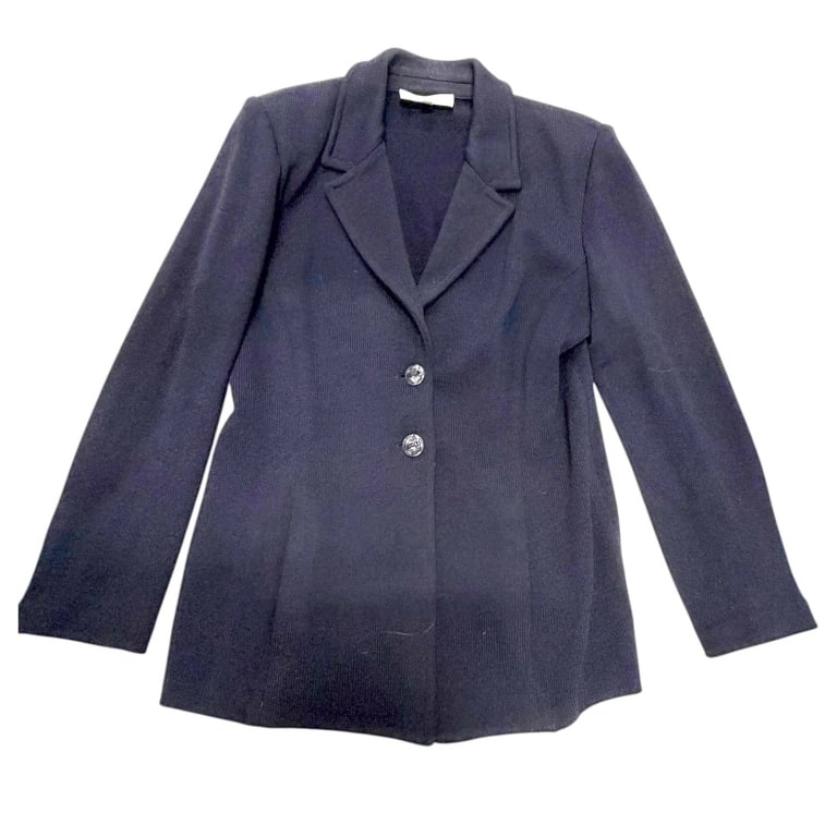 ESCADA NAVY BLAZER SZ 38 (1 of 3)