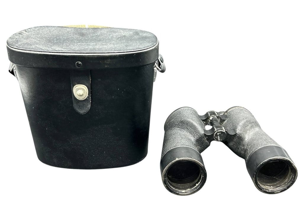 MILITARY M16 FIELD BINOCULARS W CASE 9" (1 of 6)