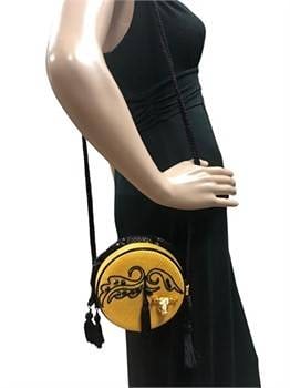 NWT INES FIGAREDO YELLOW "SMALL TORERO" PURSE (1 of 5)