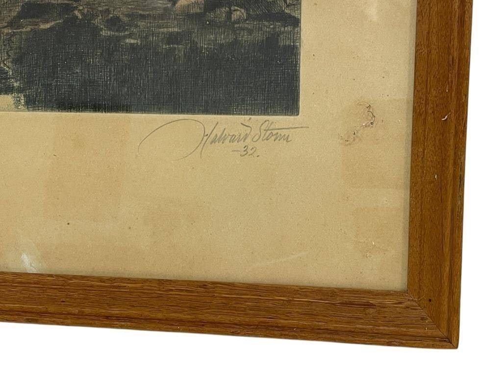 HALVARD STORM SIGNED ETCHING 21" - 3