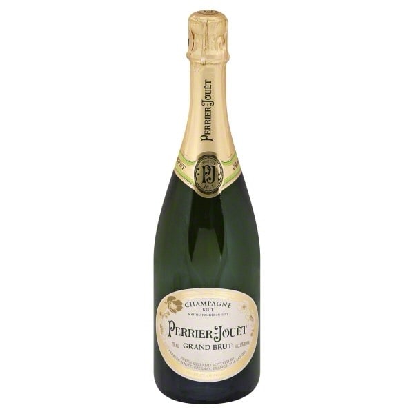 Perrier-Jouet Grand Brut Champagne 750ml France: Perrier-Jouet Grand Brut Champagne from France in a 750ml bottle. This blend of fifty different Crus features 20% Chardonnay, 40% Pinot Noir primarily from Montagne de Reims, and 40% Pinot Meunier fro