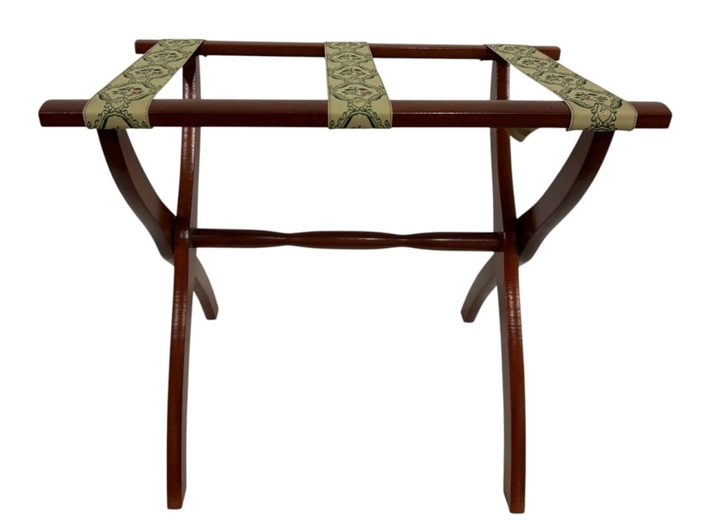 VINTAGE SCHEIBE WOOD LUGGAGE RACK STAND 22" (1 of 11)