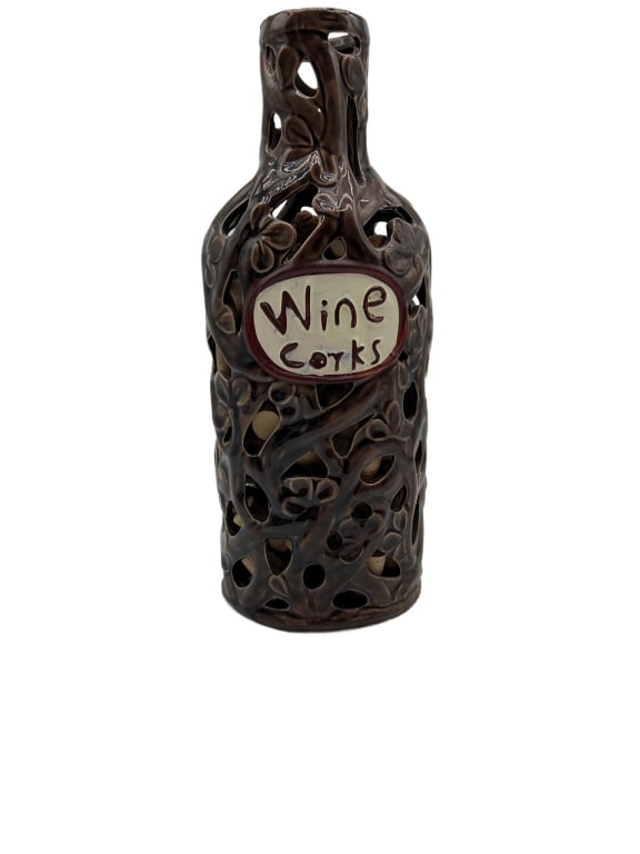 Ceramic Wine Cork Holder Bottle Form (1 of 5)