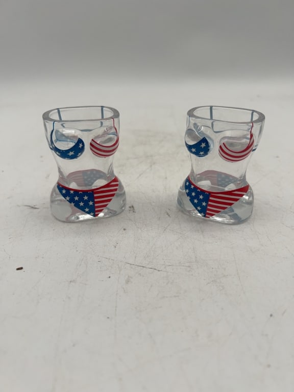 Patriotic Bikini Shot Glasses (1 of 2)