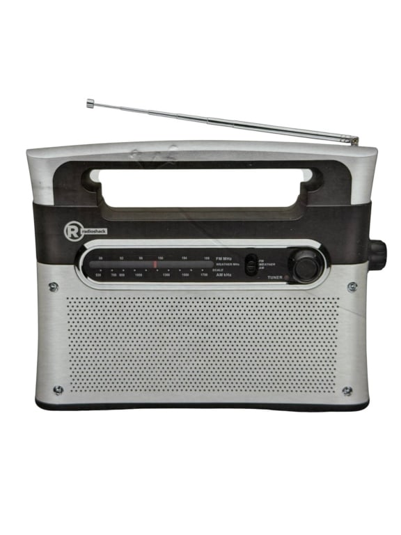 RADIOSHACK AM/FM RETRO WEATHER RADIO NEW IN BOX (1 of 5)