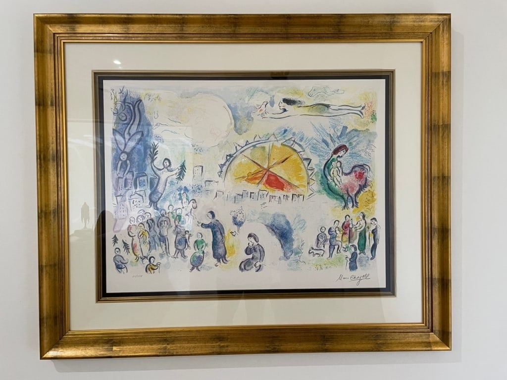 MARC CHAGALL SIGNED CIRCUS LITHOGRAPH 48" - 3