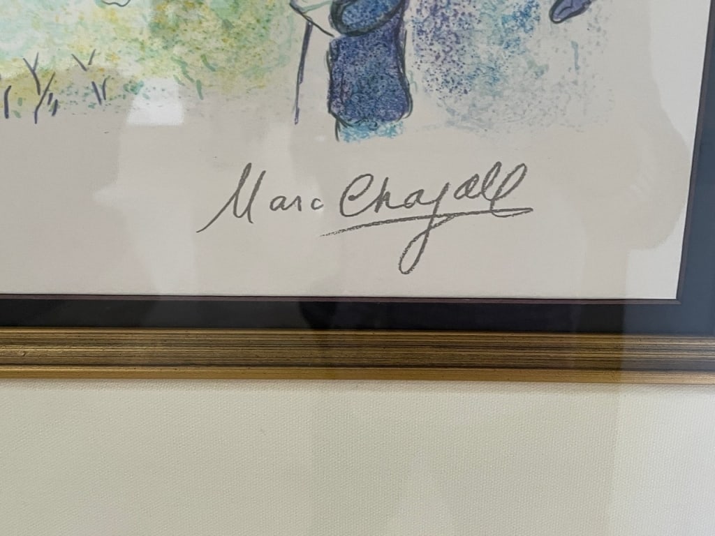 MARC CHAGALL SIGNED CIRCUS LITHOGRAPH 48" - 5