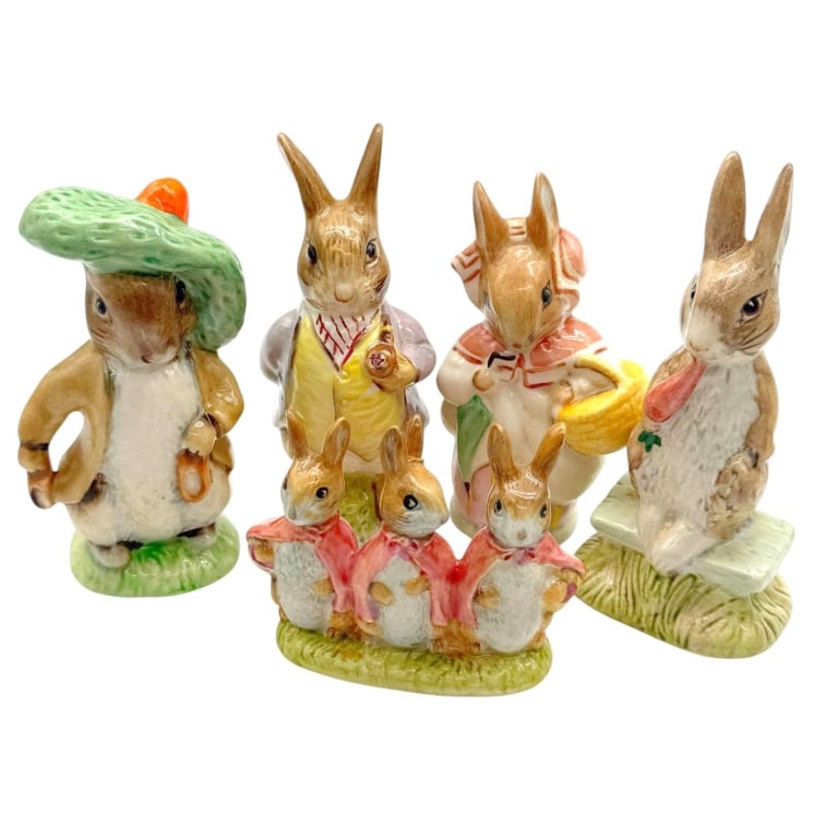 ROYAL DOULTON BEATRIX POTTER LOT OF 5, 4.5" (1 of 6)