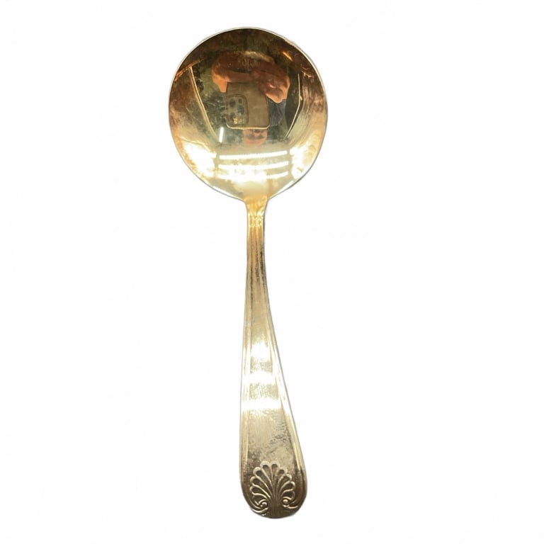 GILT ROSE MOTIF FLATWARE SET 14 PCS - 4