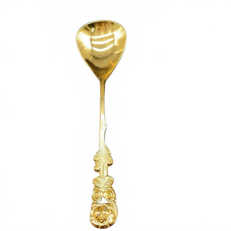GILT ROSE MOTIF FLATWARE SET 14 PCS - 5