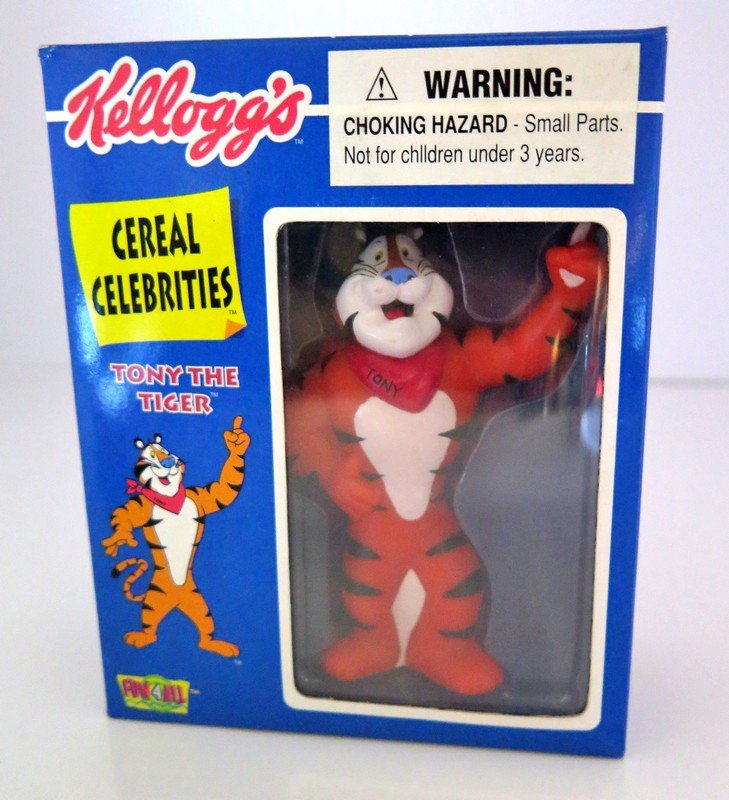 Kellogg’s Tony the Tiger Collectible Figurine – Mint in: Kellogg’s Tony the Tiger Collectible Figurine – Mint in Original Box – Box Measures 6 ¼” Tall x 2 ¼” Deep