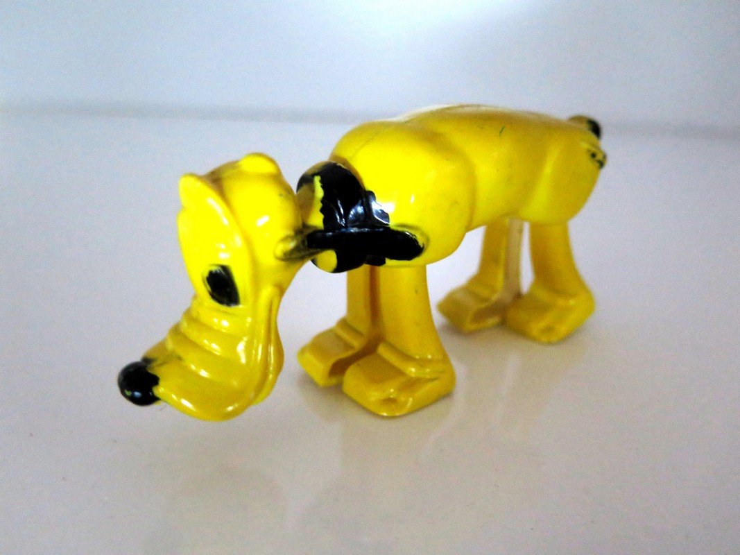 1960s Ramp Walker Space Dog Pluto Disney Toy Robot: 1960s Ramp Walker Space Dog Pluto Disney Toy Robot Plastic Good Color and Condition for age All Functional Measures 4”1/4 by 2”