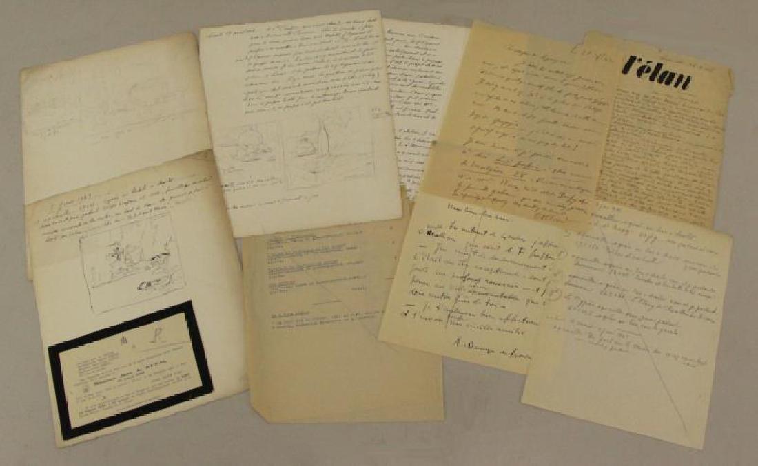 Lot of Andre Dunoyer de Segonzac Signed (1 of 11)