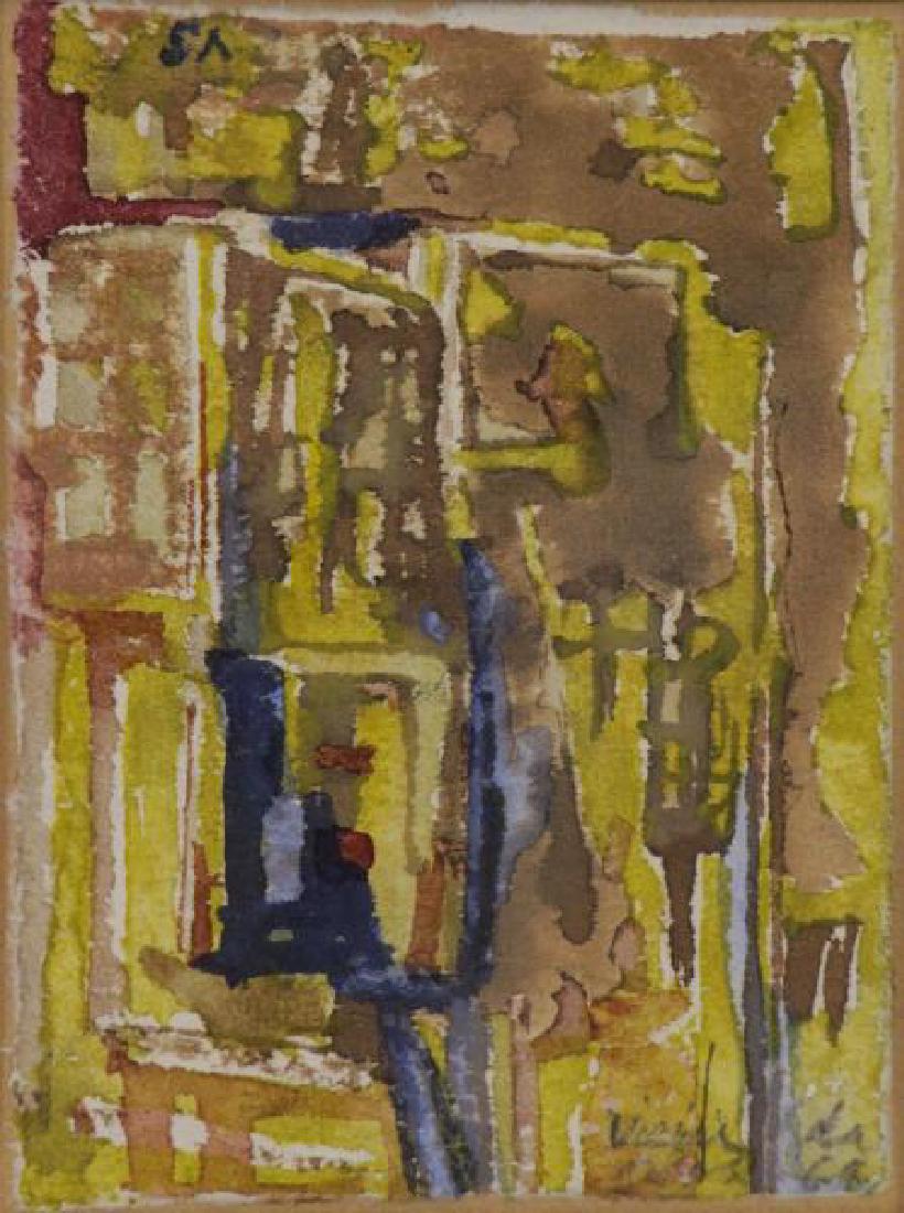 VIERIA DA SILVA, Maria Helena. Untitled Watercolor (1 of 6)