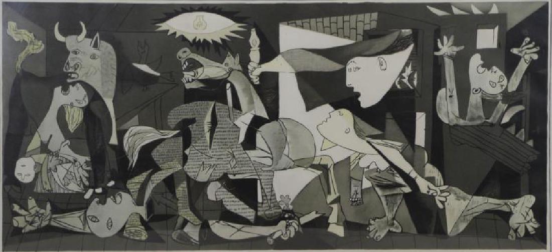 After PICASSO. Offset Lithograph "Guernica". (1 of 3)