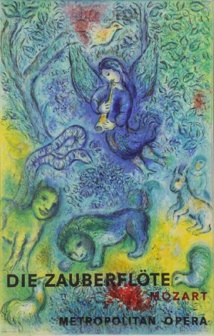 CHAGALL, Marc. Magic Flute Lithograph in Colors by (1 of 6)
