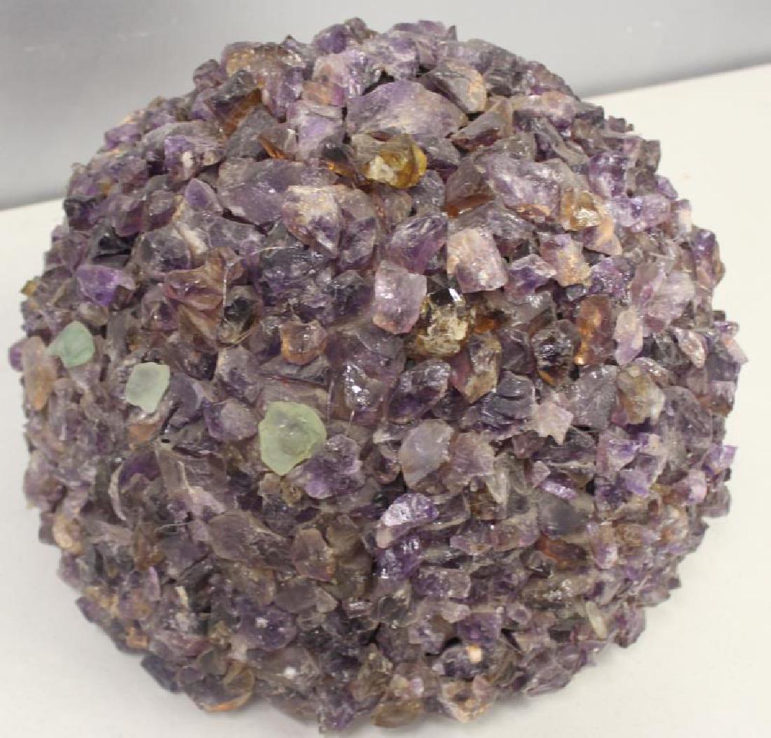 Large and Impressive Stone Encrusted Lamp Shade (1 of 5)