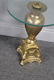 A Gilt Metal Louis XV Style Fire Screen and 2 Gilt - 4
