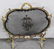 A Gilt Metal Louis XV Style Fire Screen and 2 Gilt - 7