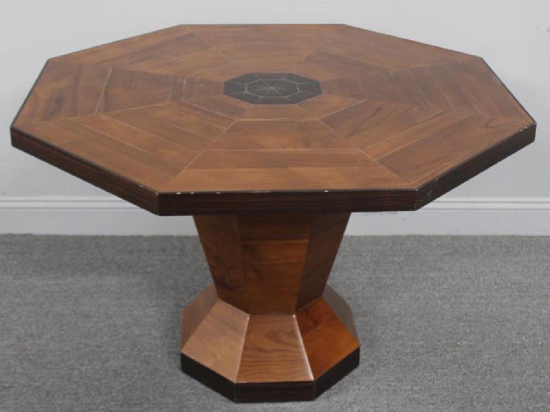 Modern Rosewood Inlaid Center Table. (1 of 4)