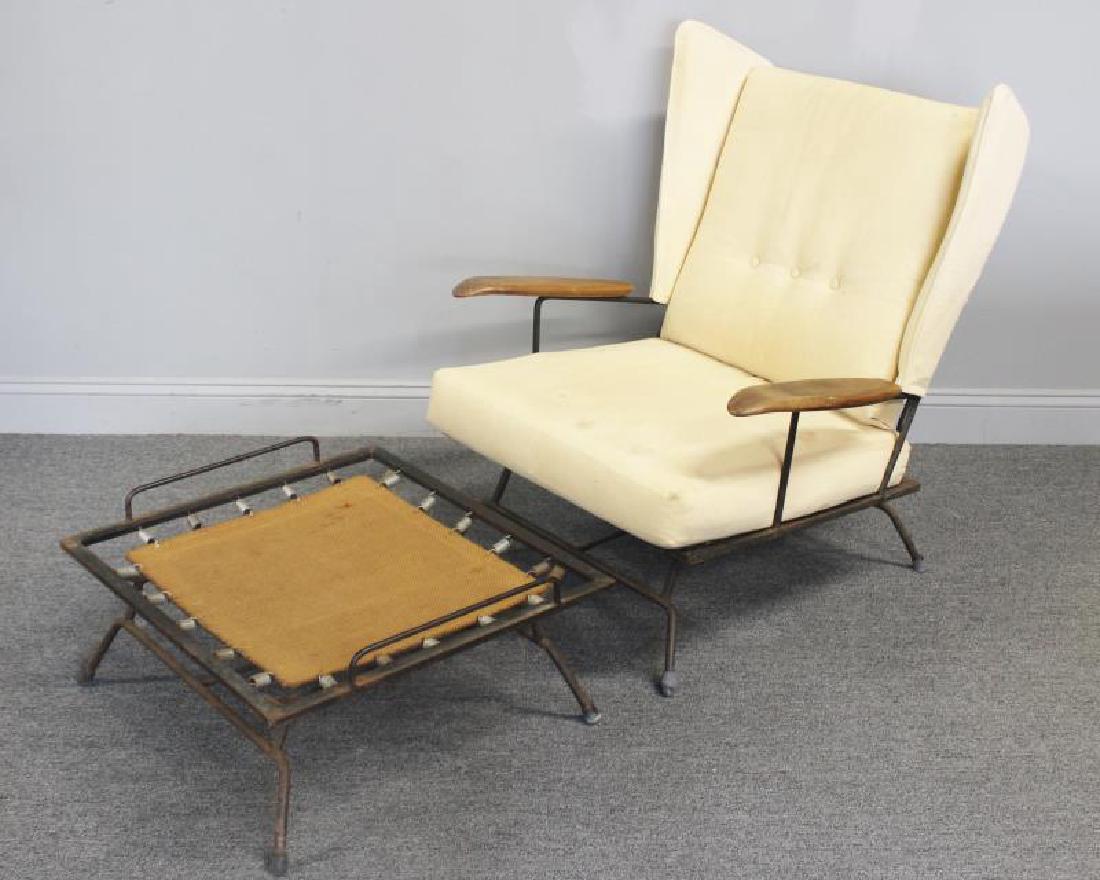 Rare Midcentury Adrian Pearsall Iron Lounge Chair. (1 of 6)