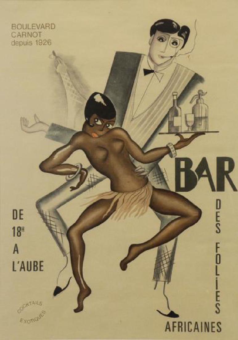 Attributed to Paul Colin "Bar Des Folies (1 of 6)
